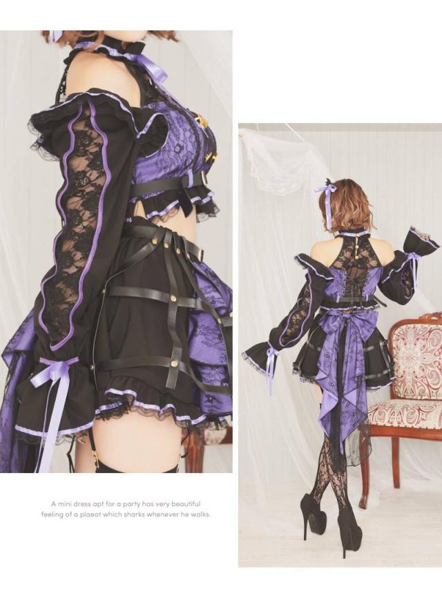 キャバコスプレ Ryuyu 袖付き ロリータ 吸血鬼 ギャル ゴスロリ キャバコスプレ Ryuyu 袖付き ロリータ 吸血鬼 ギャル ゴスロリ