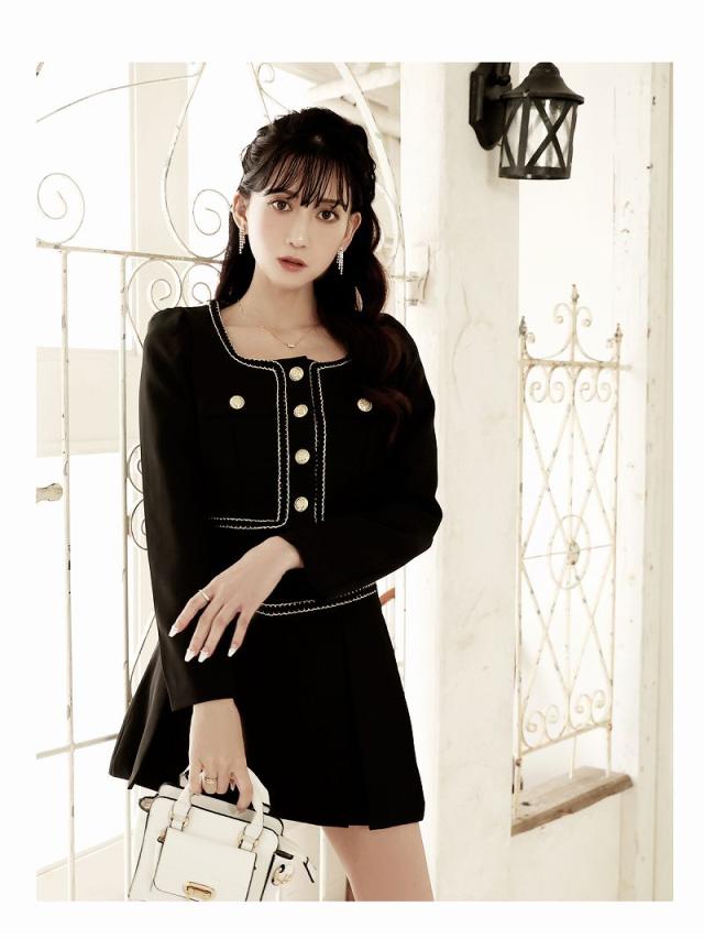 一部予約販売 セットアップドレス Belsia セットアップ ショート丈