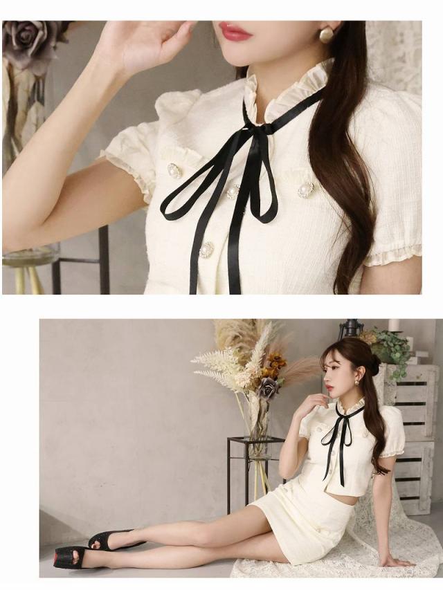 キャバ ドレス キャバドレス セットアップ 2ピース キャバクラドレス