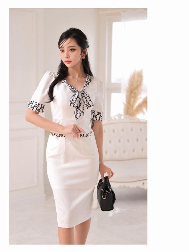 キャバワンピース DaysPiece 袖付き 体型カバー ミディ丈 ラウンジ