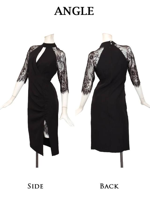 一部予約販売 ミニドレス DaysPiece アメスリ風 袖付き 体型カバー