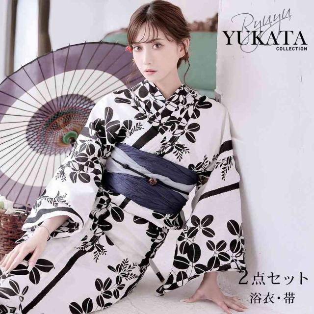 浴衣 セット レディース 浴衣レディース レディース浴衣 ゆかた 帯 下駄 キャバ浴衣 キャバ 夏祭り 花火大会 Ryuyu 白