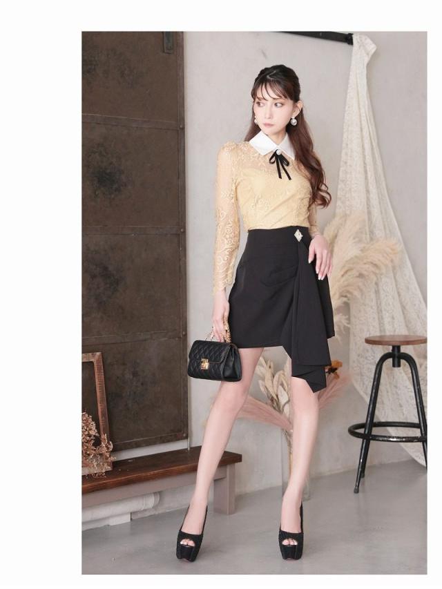 セットアップドレス Belsia セットアップ レース 韓国風 上品 ブラウジング キャバ ドレス キャバドレス セットアップ_1