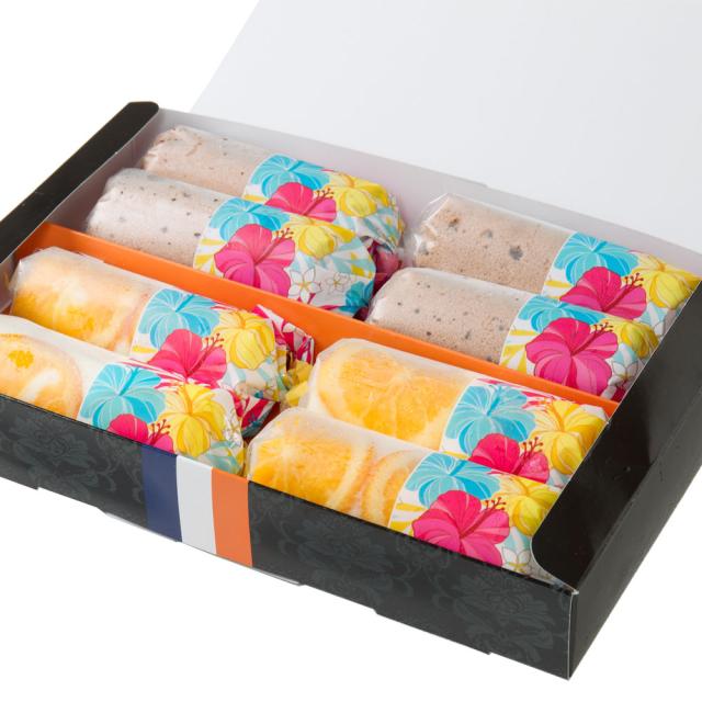 アイスクリーム Rolls NewYork アイスロールアソート (オレンジ4本 ストロベリーチョコ4本) ロールケーキの通販はau PAY