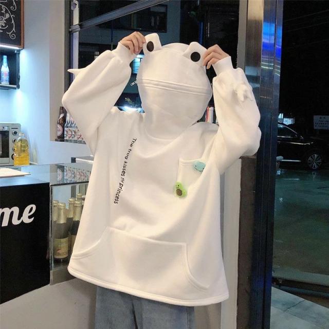 カエルパーカー レディース 個性的 おしゃれ パーカー メンズ 長袖 男女兼用 秋 冬 カエル パーカー 蛙 かえる トップス プルオーバー 面白い 動物 アニマル 裏起毛 ジッパー付き トレーナー プルパーカー フード付き ユニセックス 送料無料の通販は 6,270円