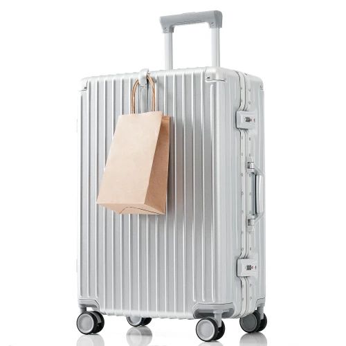 スーツケース Sサイズ 機内持ち込み キャリーケース キャリーバッグ アルミ フレームタイプ USBポート付き スマホスタンド付き 防水ポケット ドリンクホルダー フック式底足 TSAロック おしゃれ 静音 軽量 大容量 LPP-PP531328