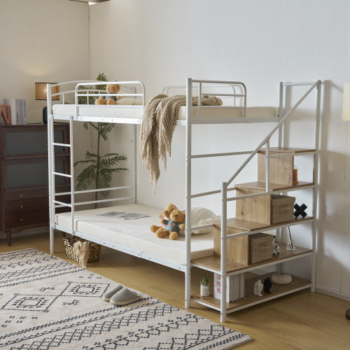 二段ベッド 二段ベッドパイプ 耐震 子供ベッド子供部屋 社員寮 学生寮