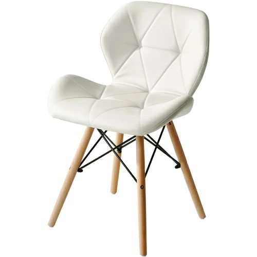 【単品１脚】ダイニングチェア 椅子 PUレザー座面 コンパクト 木脚 レーダーチェア イームズチェア 蝶々チェア おしゃれ 組立簡単 北欧 イス PU テレワーク 在宅ワーク耐荷重100kg LPP-PP192519の通販は 9,336円