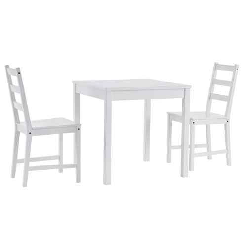 ダイニングテーブル ホワイト 3点セット 2人用 ダイニングセット 食卓テーブル 2人掛け 2脚セット テーブルセット モダン北欧 食卓 シンプル おしゃれ 新作 LPP-WF311776BAAの通販は 29,673円