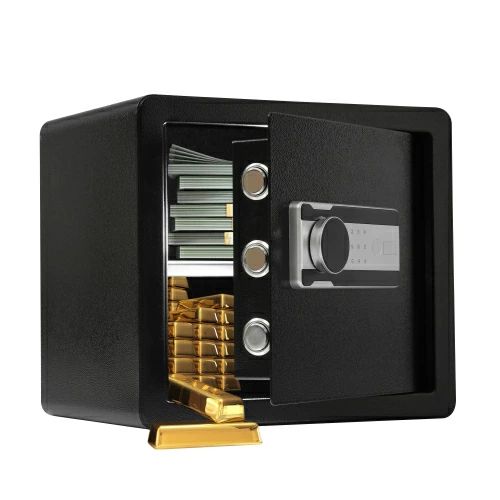 金庫 家庭用 28.8L 防犯金庫 緊急電池ボックス付き アラーム機能付き 鍵付き 防盗 旅館 店舗 事務所 ホテル 業務用 日本語取扱説明書付 書類保管 a4ファイル 緊急キー2本 LPP-WF531323AAAの通販は