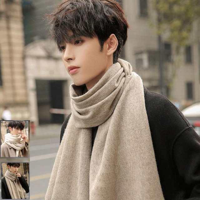 秋冬　マフラー メンズストール 冬物 暖かい 男性用マフラー 通勤通学 ビジネス カジュアルエレガント 定番 防寒対策 ネックウォーマーの通販は 5,490円