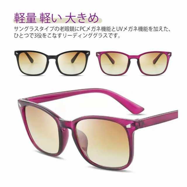 付き 老眼鏡 50代 レディース 60代 祖父 ブルーライトカット サングラス 老眼鏡 タイプ PCメガネ サングラス 男性 40代 30代 uvカの通販は abmoghatari.ir