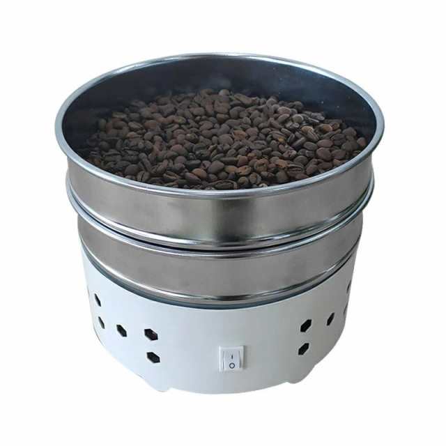 コーヒークーラー コーヒー焙煎冷却機 コーヒー焙煎冷却Coffee Beans Cooler コーヒー焙煎機コーヒー豆クーラー 豊かな風味小型業務用 焙煎器 家庭用 110V 黒い二重層