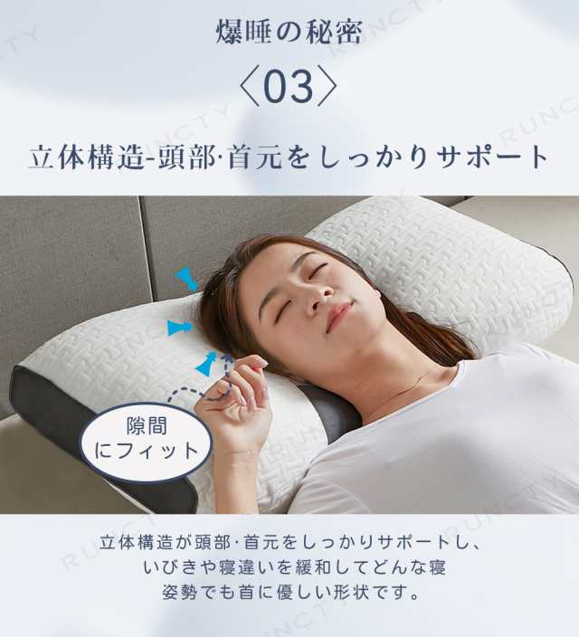 枕 マクラ まくら 肩こり ストレートネック 頭痛 快眠 安眠 枕 父の日 母の日 寝返り 高め 低め 仰向け 横向き 軽い 軽量 防臭 低反発枕 ストレートネック 首こり 安眠枕 快眠枕 いびき 吸水 速乾 高通気性 プレゼント ギフト ラッピング 横向き ホテル 旅館 熟睡の通販は