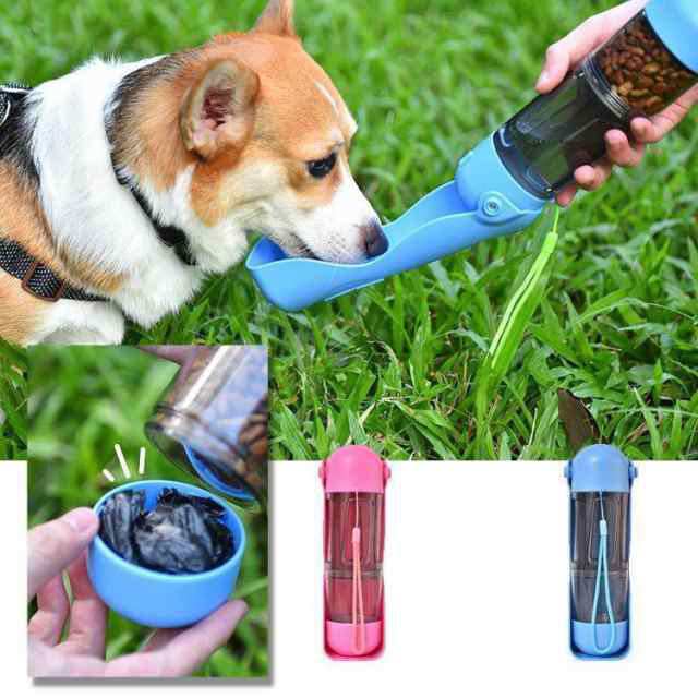 携帯水飲み器兼食器 フードボウル 給水器付き 猫用 犬猫 自動給水器 ペットフィーダー兼用 給水器 餌入れ スタンド 食器台 ご飯 食事 犬 猫の通販は