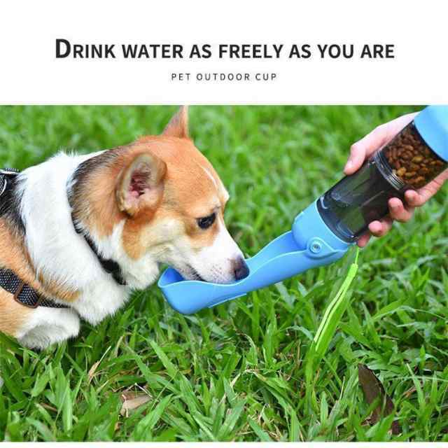 携帯水飲み器兼食器 フードボウル 給水器付き 猫用 犬猫 自動給水器 ペットフィーダー兼用 給水器 餌入れ スタンド 食器台 ご飯 食事 犬 猫の通販は