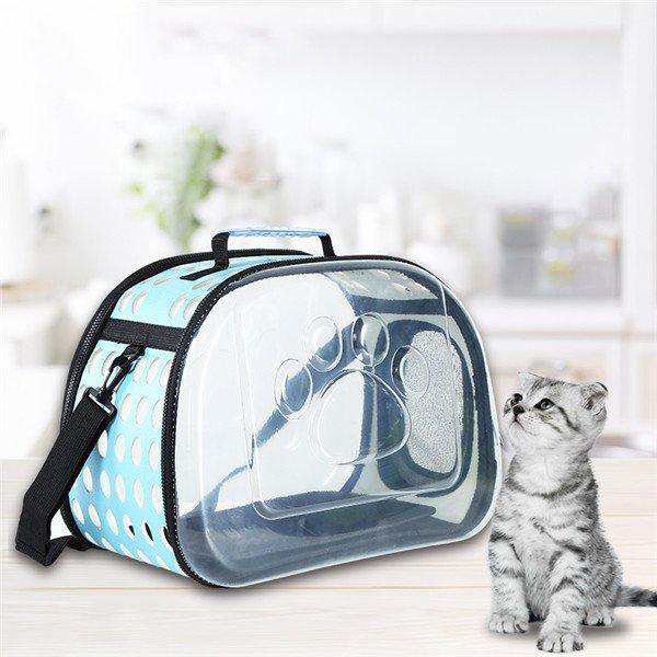ペット キャリーバッグ キャリー 通気性抜群 2way 透明 猫グッズ ショルダー 犬キャリー 便利 お出かけ 猫用 小型 アウトドア 引っ越し 犬用 12,460円