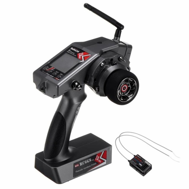 Radiolink RC6GS V2 2.4G 6CH RCカー用送信機 技適認証済み 電動カー用プロポ+レシーバーセット ARS-LA0254の通販は