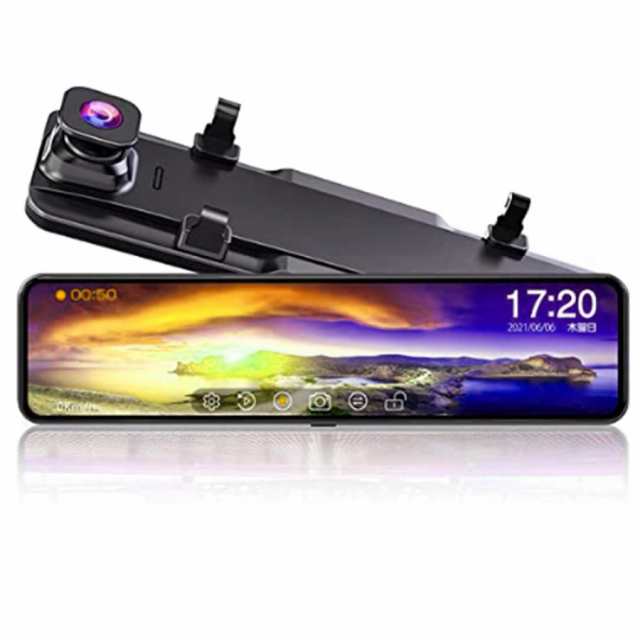 Changer ドライブレコーダー ミラー型 4K 前後カメラ 【11.88インチ右ハンドル仕様】【Hsiliconプロセッサを採用しています】の通販は