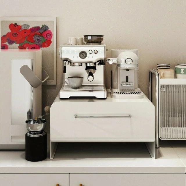 【送料無料】キッチン収納 水切りキッチン小物収納 シンク 大型 食器 スチール レンジ下 引き出し付き 食器棚 引き戸スライドテーブル キッチンラック 引き扉 レンジ 家電周りでの調理をサポートするレンジ下スライドテーブル 引き出し付きの通販は 12,800円