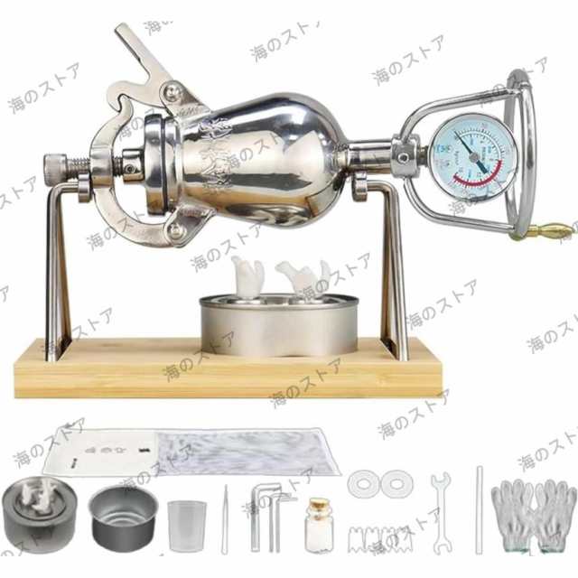 ポン菓子機 ポン菓子機械 304 ステンレス鋼 ミニ中国の伝統的なレトロなポップコーンメーカーの装飾、家族の集まりのパーティーの楽しみのためのポップコーン圧の通販は 10,940円