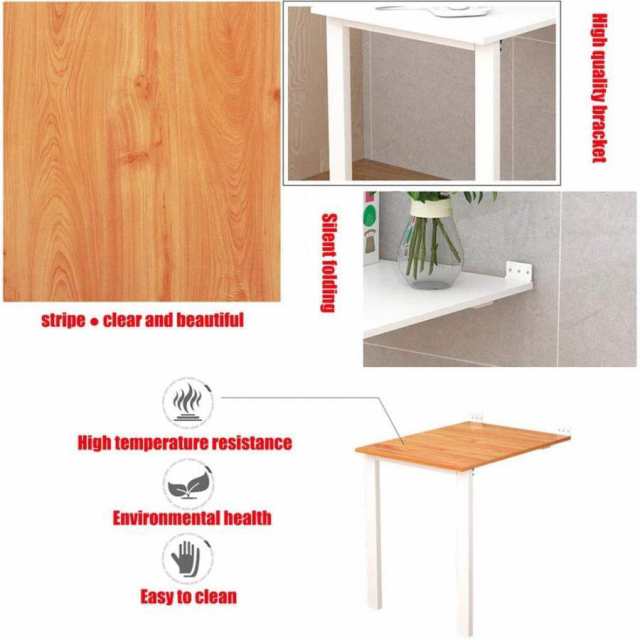 折りたたみ式テーブル 壁掛け式折りたたみテーブルソリッドウッド製折りたたみ式テーブル-モダンミニマリストダイニングテーブル/デスク/壁掛け式折りたたみテーの通販は 折りたたみ式テーブル 壁掛け式折りたたみテーブルソリッドウッド製折りたたみ式テーブル-モダンミニマリストダイニングテーブル/デスク/壁掛け式折りたたみテーの通販は