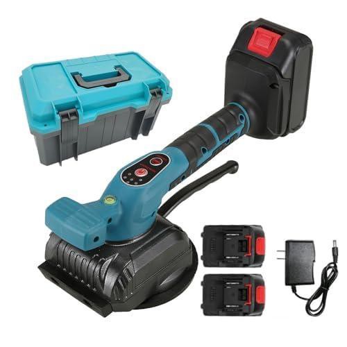 電気タイル張り機 タイル振動ツール マキタ18Vバッテリー対応 電動タイルパッチ 自動床敷設ツール 使用範囲30-120cm 5段調整可能 吸着量100kg 5つのギア調整の通販は 16,987円