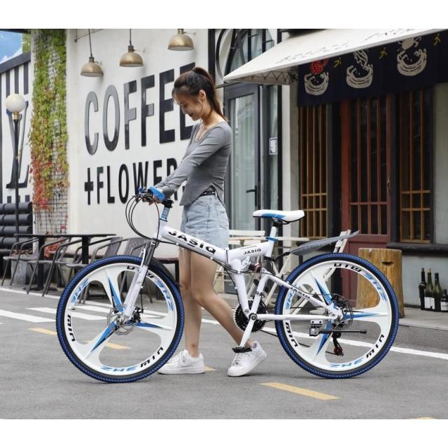 JASIQ マウンテンバイク クロスバイク 26インチ 折りたたみ自転車