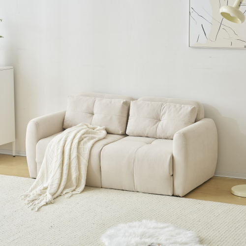 ソファー ソファーベッド 座椅子 3WAY 2人掛け ベッド 折りたたみ フロアソファー 寝る 座る LPP-2S531021AAAの通販は