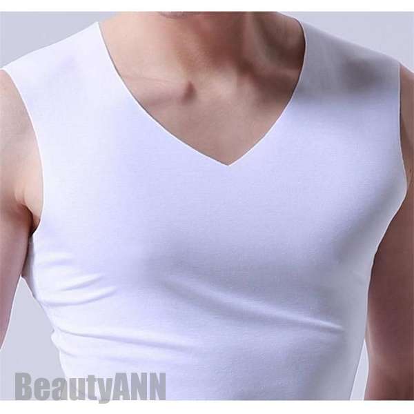 新生活 3枚セット タンクトップ メンズ インナー Vネック 接触冷感 夏 ノースリーブ Tシャツ 肌着 通気 シームレス 吸汗速乾 抗菌防臭 プレゼント ギフト
