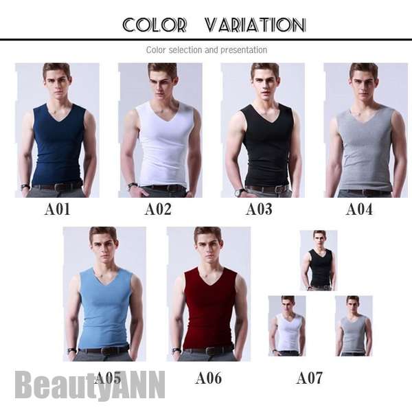 新生活 3枚セット タンクトップ メンズ インナー Vネック 接触冷感 夏 ノースリーブ Tシャツ 肌着 通気 シームレス 吸汗速乾 抗菌防臭 プレゼント ギフト