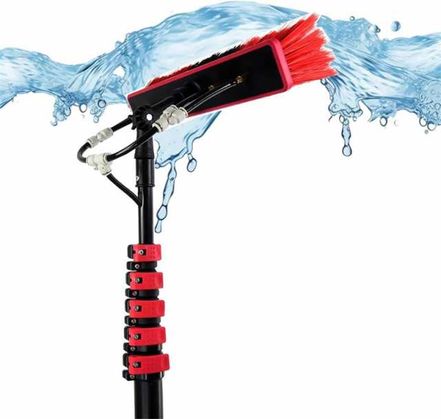 高所掃除ブラシ 外壁掃除 3.6m~10.8m 掃除ブラシ長い 給水伸縮ブラシ 35ブラシヘッド 窓ガラス 壁掃除 給水伸縮ブラシ 洗浄太陽光発電とソーラーパネル 業務用 取り外しが簡単 窓拭き に適していま 超高層ビル 業務用 軽量 洗浄セット機器 窓 天井 鏡 壁 掃除用の通販は 16,800円