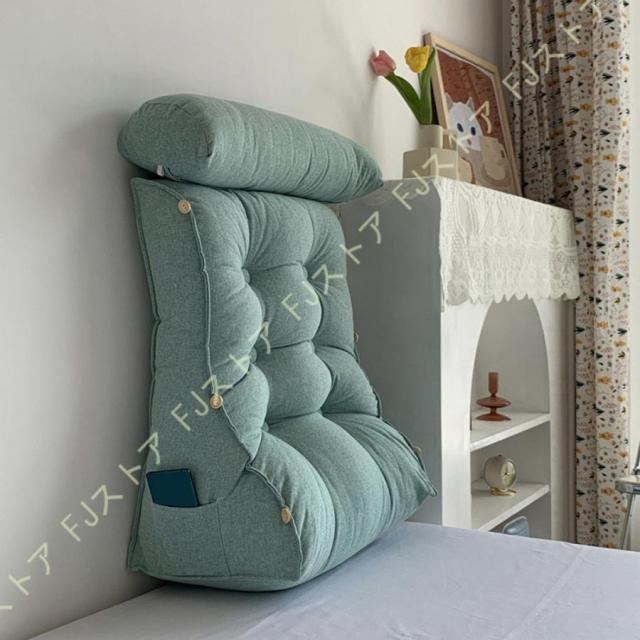 背もたれ クッション 三角クッション ベッド 大きい 三角枕 クッション背もたれ 座椅子 背もたれクッション 三角クッション ベット ソファ おしゃれの通販は 6,072円