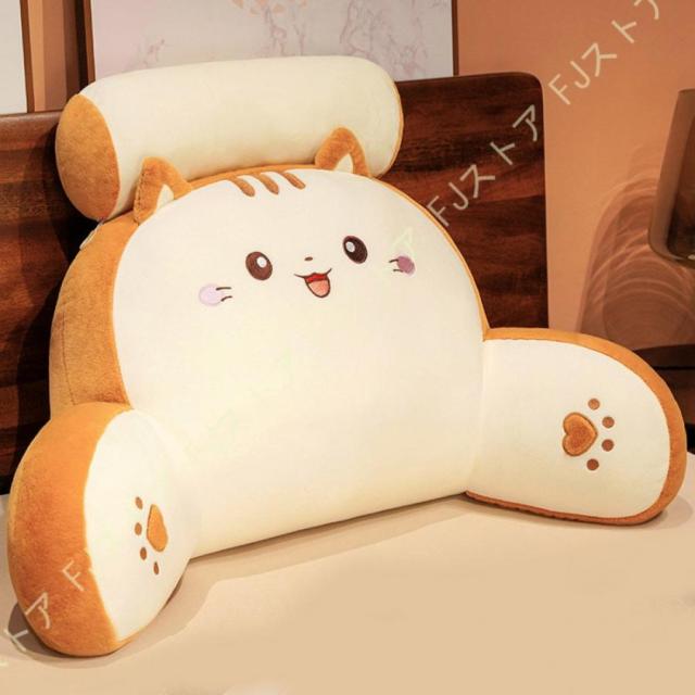 クッション 背もたれ せもたれクッションベッドの上 ベッド クッション 靠枕 読書用クッション 洗えるカバー 持ち運び便利 テレビ枕 腰枕 背中クッションの通販は 5,574円