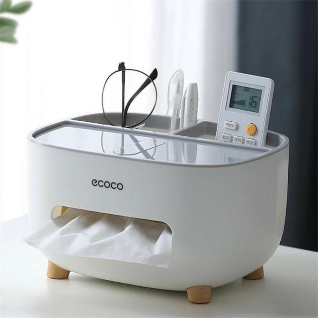 多機能 収納ボックス ティッシュケース 送料無料 おしゃれ ティッシュボックス 北欧 ティッシュカバー ティッシュ ケース リモコンケース スマホスタンド 卓上 かわいい キッチン 台所 リビング ダイニング 洗面所 収納 小物入れ シンプル ギフトの通販は