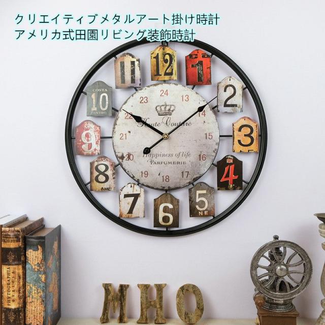 壁掛け時計 ウォールクロック デザイナーズ ミニマル シンプル 軽い 50cm おしゃれ 新生活 模様替え シンプル テレワーク おうち時間 一人暮らし ワンルーム 北欧風 西海岸風 ブルックリン風の通販は 6,776円