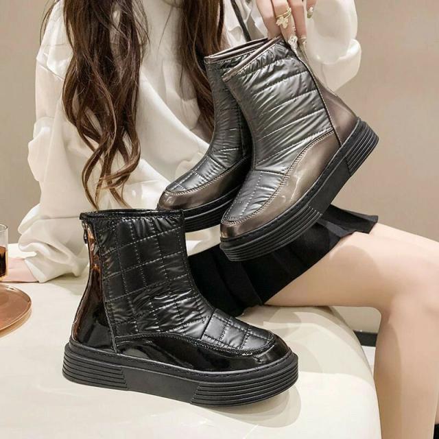 防寒 冬靴 裏起毛 ボアシューズ レディース 秋冬 スノーシューズ スノーブーツ 短靴 滑り止め ウィンターブーツ ウィンターシューズ 雪靴 保温 4,929円