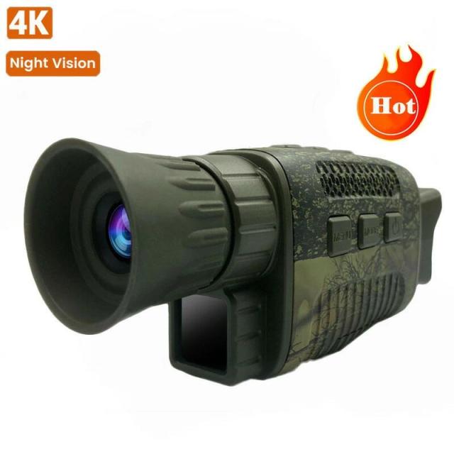 暗視スコープ デジタルナイトビジョン 録画機能付き/デジタル5倍ズーム デジタル暗視ゴーグル 1080P 赤外線単眼鏡 単眼鏡 IRナイトビジョンスコープ 赤外線望遠鏡 写真 撮影 録画できる 昼夜兼用 野生観察 狩猟 夜間調査