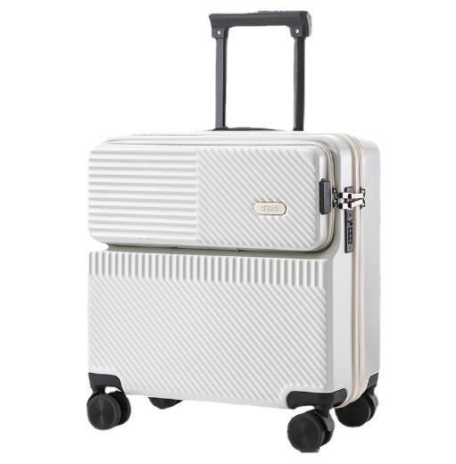 スーツケース 機内持ち込み フロントオープン 小型 SSサイズ キャリーバッグ 超軽量 耐衝撃 静音 360度回転 多機能 旅行 軽量 ビジネス 出張 1-3泊 サイズ：16インチ 18インチ 10,826円
