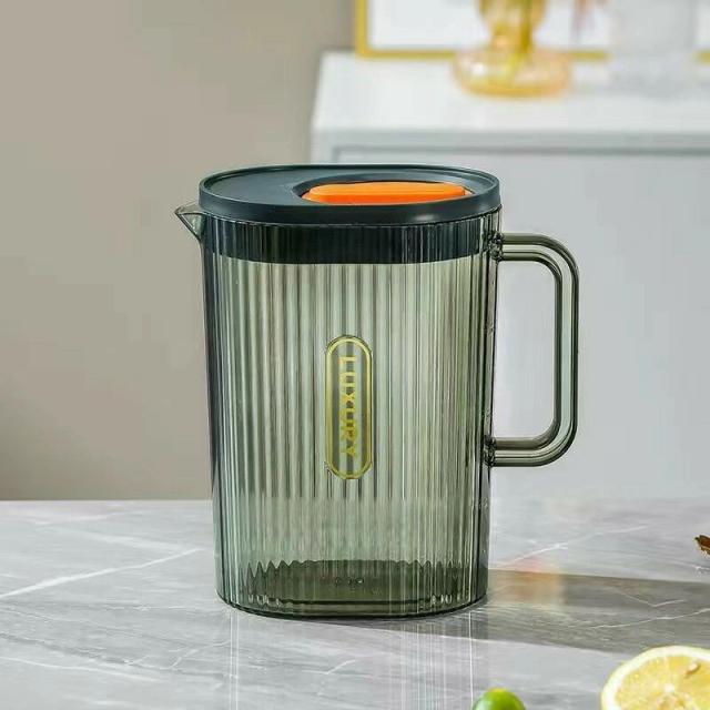 2色展開 ピッチャー 冷水ポット 冷水筒 ウォータージャグ 業務用 2200ml 卓上ピッチャー スリム プラスチック 麦茶 ポット 広口 洗いやすい 冷蔵庫の通販は 5,225円