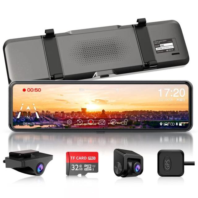 JADO ドライブレコーダー ミラー型 分離 JADOが強くお勧める 完全分離式で自由度高 前後カメラ 11インチ JADO-T860-xの通販は