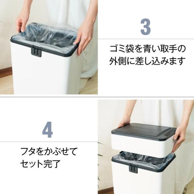 ゴミ箱 自動開閉 ふた付き 容量 50L スリム 45リットル ゴミ袋対応 センサー開閉 人感センサー ステンレス スクエア 角 乾電池式 電動 フタ付き ダストボックス ごみ箱 ペール 臭わない キッチン カウンター下 自動開閉ゴミ スリムの通販は