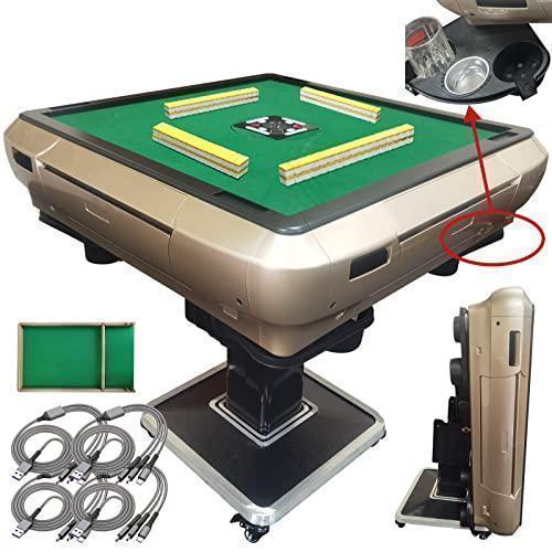 ONE STEP 全自動麻雀卓 折りたたみ 静音 家庭用 キャスター付き 人打ち対応機種 点棒取出容易 USB充電口 コンの通販は 85,784円