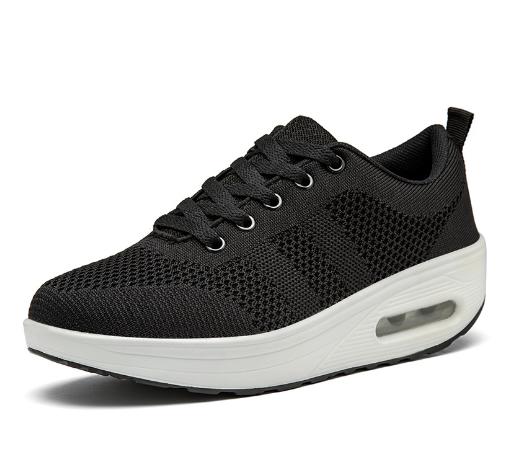 ダイエットシューズ 疲れない 厚底スニーカー 疲れにくい 姿勢矯正 レディース メッシュ 5cm ウォーキングシューズ ナースシューズ 船型底 軽量 通気性 20代 作業靴 看護師 婦人靴 厚底 30代 厚底スニーカーの通販は 5,387円