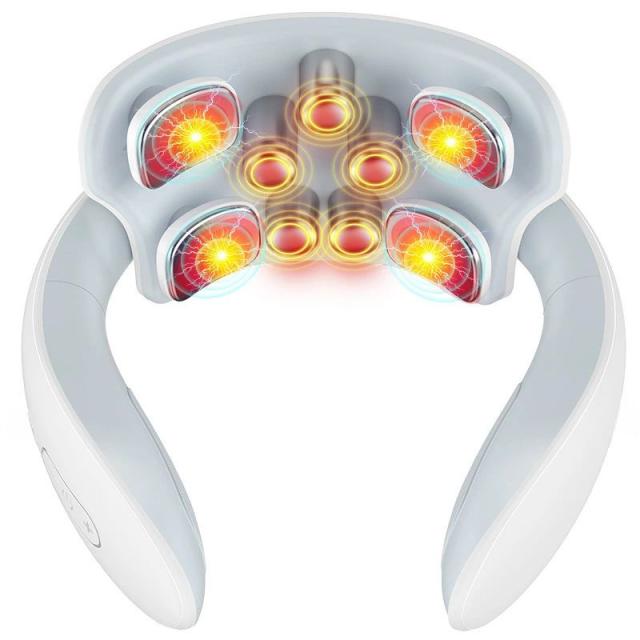 ネックリラクゼーション器 首こり ネックマッサージ ネックマッサージャー EMS ネックケア 電気刺激 リラクゼーション ネック 強度調整 健康グッズ 超軽量 実用的 プレゼント 肩こり マッサージ 改善 母の日 ギフト 父の日の通販は 8,470円