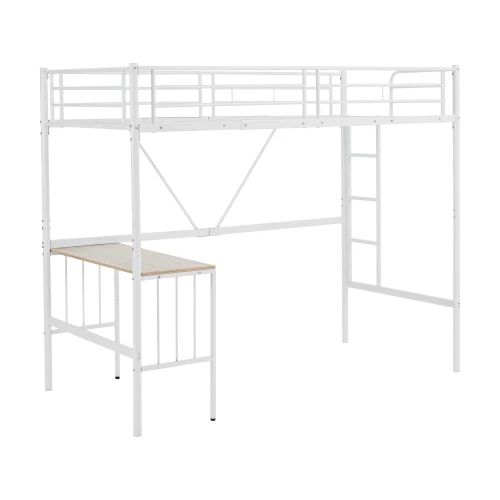 ロフトベッド パイプベッド シングル 木 収納 北欧風 子供部屋 スチール 耐震 ベッド SDG LPP-WF304724の通販は 25,801円