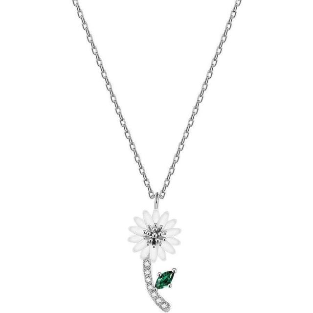 ネックレス レディース 菊 ネックレス ペンダント 金属アレルギー対応 925 シルバー ファッション ジュエリー 女性のプレゼント ボックス付き-FZ-FZ00JHNの通販は 5,092円