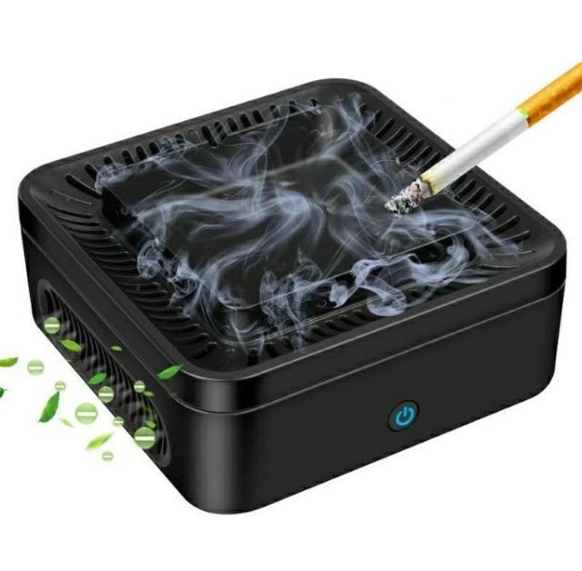 脱臭機 空気清浄機 タバコ灰皿 充電式空気清浄 パーソナル 卓上 スモークレス灰皿 高性能フィルター搭載 2階段風量切れ USB充電式 タバコの煙を吸い取り 家族の健康を守りますの通販は 8,876円
