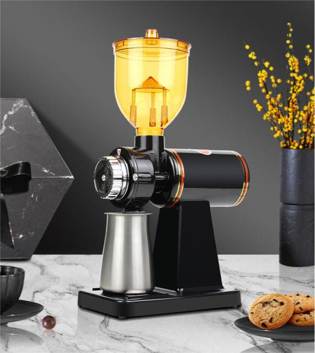 電動コーヒーミル 自動粉砕 粉細かさ8レベル調整可能 業務/家庭用の通販は