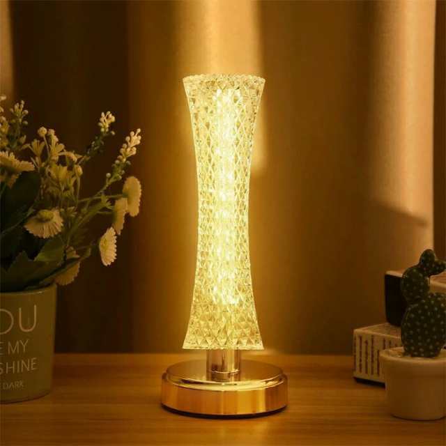 ベッドサイドランプ 間接照明 おしゃれ 暖色 ナイトライト タッチ式 USB充電 LED 卓上ライト 電球色 暖白色 昼白色 無段階調光 ベッドサイドライト コードレス 置き型 インテリア キラキラ